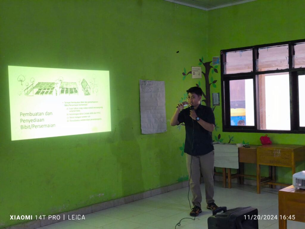Community consultation ahead of forest rehabilitation in Enrekang