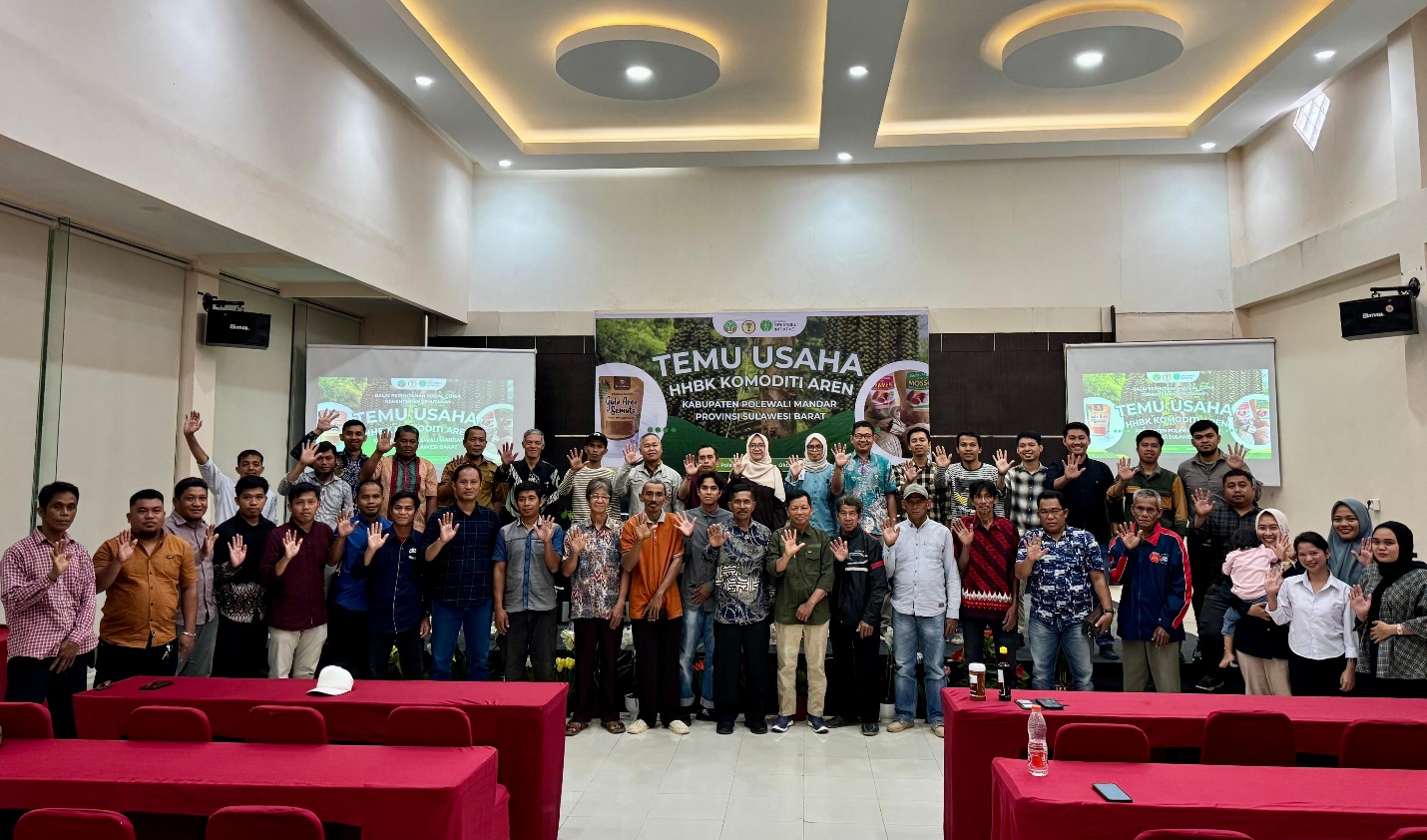 Participants at the Sugar Palm Business Meeting in Polewali Mandar, West Sulawesi